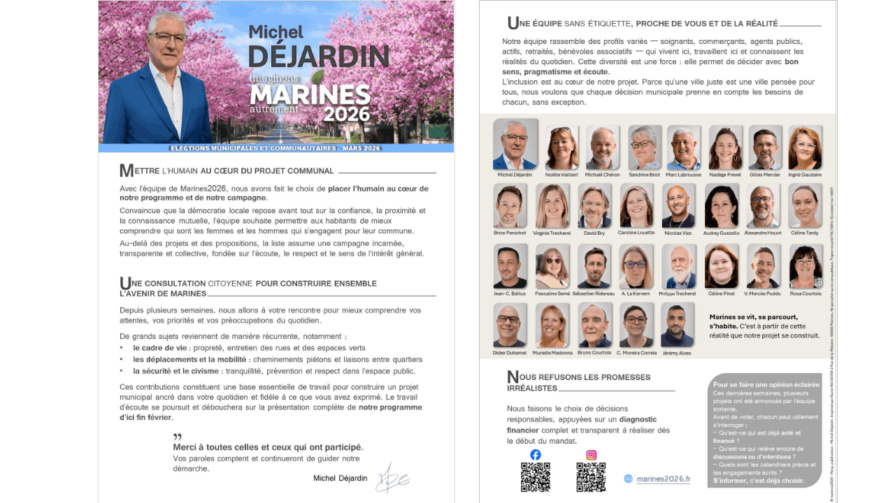 Présentation de l'équipe de colisitier Marines2026
